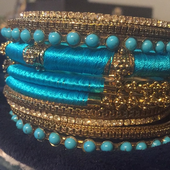 Jewelry - 🔥 Blue Bangle Bracelets